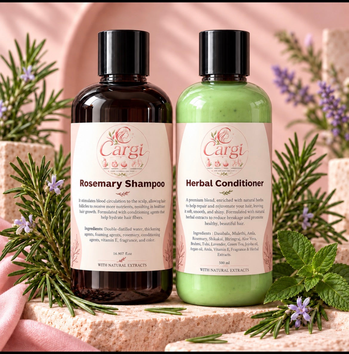 Cargi Rosemary Shampoo & Conditioner Set